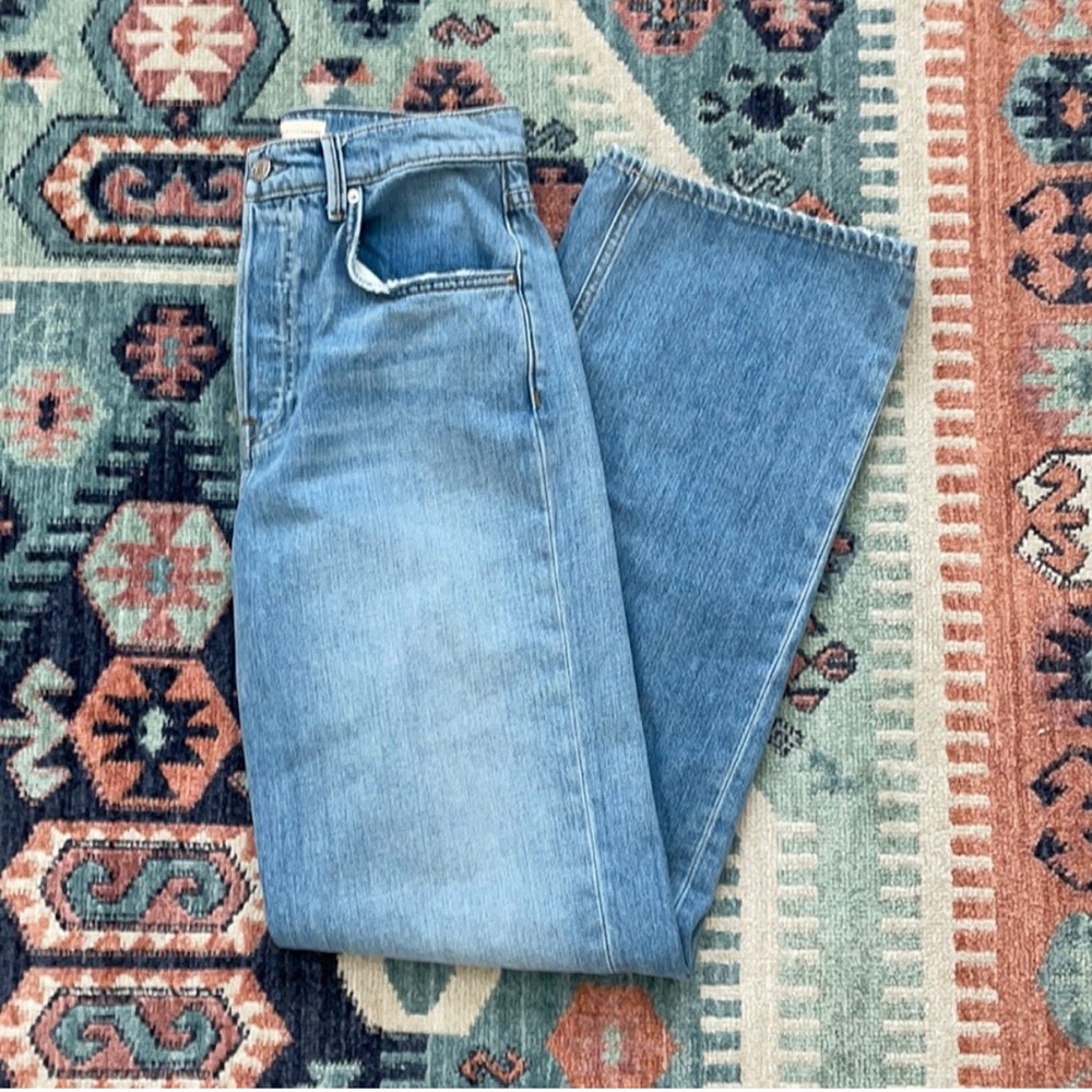 GRLFRND Brooklyn high rise loose straight jeans